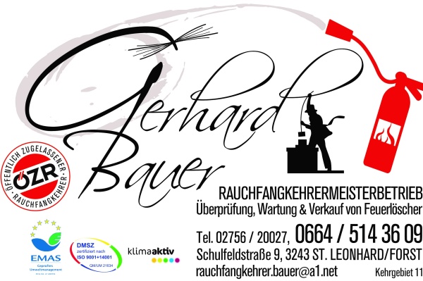 Logo: Rauchfangkehrer Bauer Gerhard